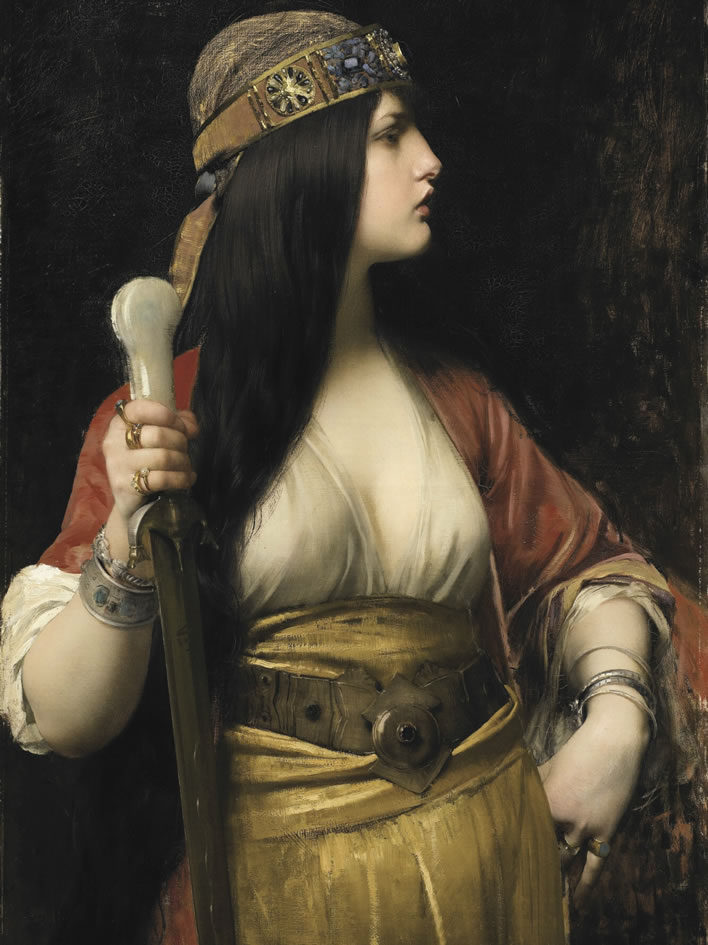 Jules Joseph Lefebvre (1836-1912), Judith, 1892. Image: Sothebys